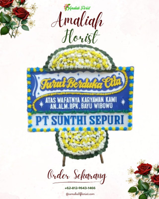 Papan Bunga Duka di Harjasari