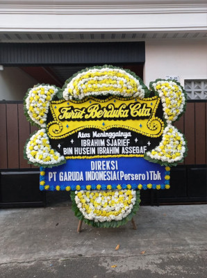 Papan Bunga Duka di Harjasari