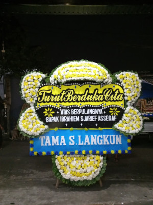 Papan Bunga Duka di Harjasari