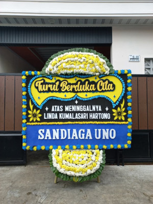 Papan Bunga Duka di Harjasari